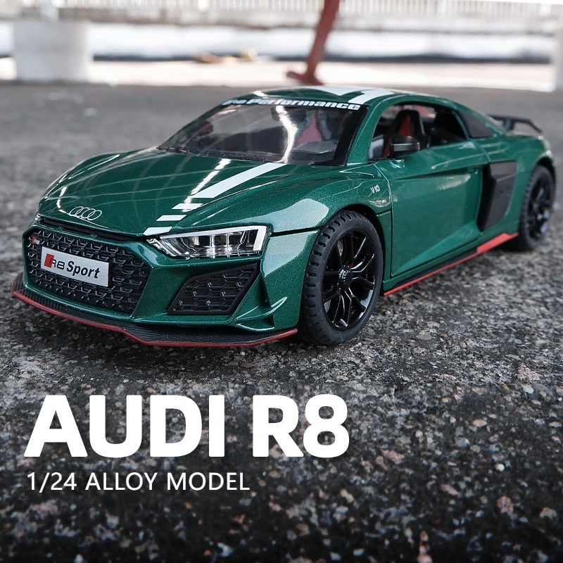 1:24 AUDI R8 V10 Sport Car Simulation Alloy Diecast Toy Car Model Sound and Light Children's Toy Collectibles Birthday gift
1:24 AUDI R8 V10 Sport Car Simulation Alloy Diecast Toy Car Model Sound and Light Children's Toy Collectibles Birthday gift
