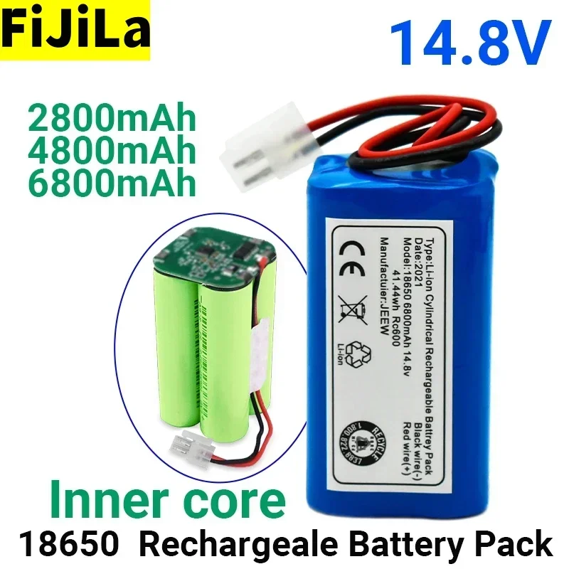 Chuwi iLife A4 A4S A6 аксессуар для робота-пылесоса, аккумуляторная батарея 100% INR18650 4S1P 14,8 В 6800 мАч оригинал
Chuwi iLife A4 A4S A6 аксессуар для робота-пылесоса, аккумуляторная батарея 100% INR18650 4S1P 14,8 В 6800 мАч оригинал