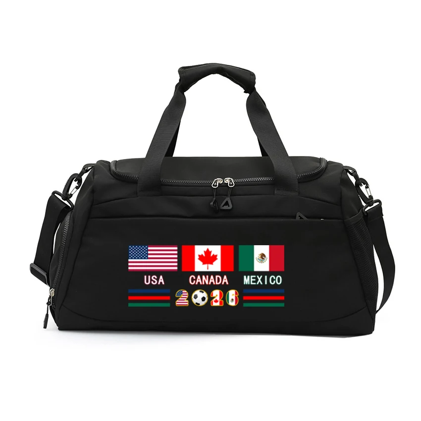 Gym Bag Fashion Street Waterproof Sports Bags 2026 USA Canada Mexico Soccer Travel Handbag Novelty Fitness Bag for Couple
Gym Bag Fashion Street Waterproof Sports Bags 2026 USA Canada Mexico Soccer Travel Handbag Novelty Fitness Bag for Couple