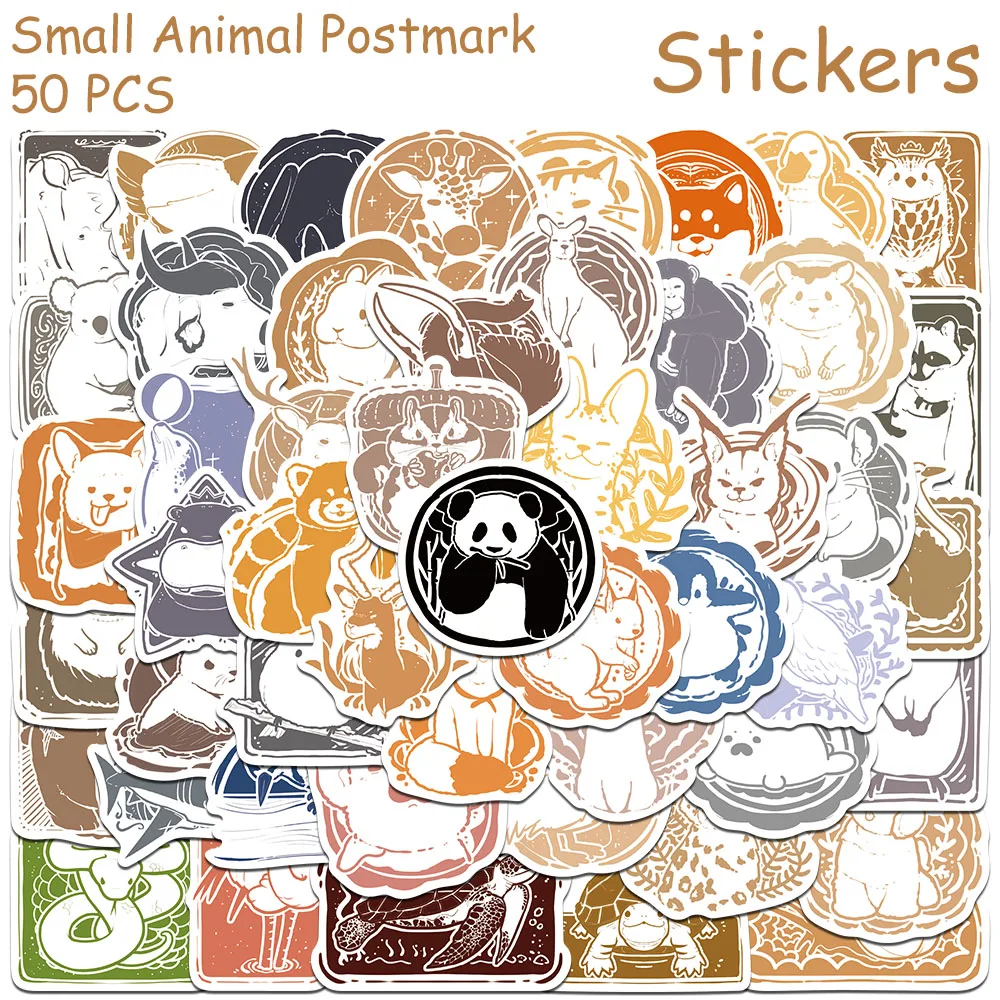 50pcs Small Animal Postmark Stickers Decals For Laptop Scrapbook Suitcase Skateboard Helmet DIY Graffiti Aesthetic Stickers
50pcs Small Animal Postmark Stickers Decals For Laptop Scrapbook Suitcase Skateboard Helmet DIY Graffiti Aesthetic Stickers