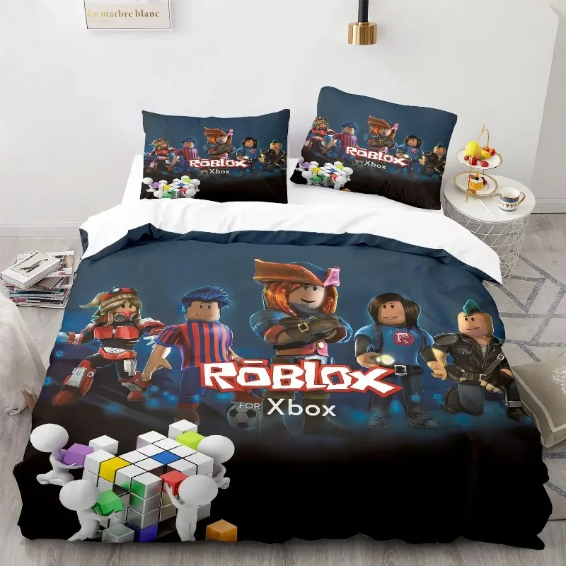 Roblox Game Themed Bedding Set Colorful Print Polyester Student Dormitory Bed Sheet Quilt Cover Gift Home Textiles
Roblox Game Themed Bedding Set Colorful Print Polyester Student Dormitory Bed Sheet Quilt Cover Gift Home Textiles