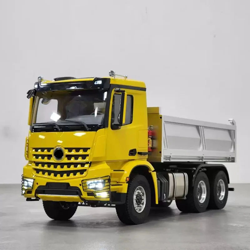 RC 1/14 6X6 RTR Hydraulic Tipper Truck Remote Control Dump Truck With Metal Chassis Light And Sound System Gearbox Model Toys
RC 1/14 6X6 RTR Hydraulic Tipper Truck Remote Control Dump Truck With Metal Chassis Light And Sound System Gearbox Model Toys