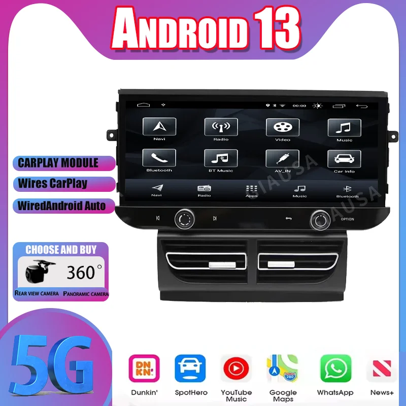 Car Radio For Porsche Macan 2010-2018 Android Wireless Carplay GPS Navigation Multimedia Player 12.3 Inch Touch Screen Head Unit
Car Radio For Porsche Macan 2010-2018 Android Wireless Carplay GPS Navigation Multimedia Player 12.3 Inch Touch Screen Head Unit