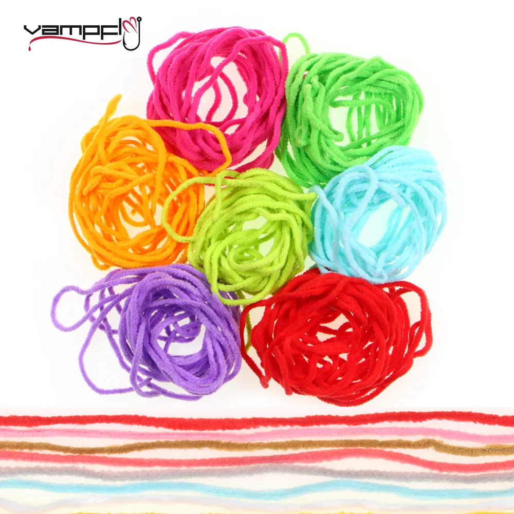 Vampfly 15pc/16pcs 1mm 2.5mm Wide Mop Chenille Fly Tying Material for Caddis Nymphs San Juan Worms Mop Flies Trout Fishing Lures
Vampfly 15pc/16pcs 1mm 2.5mm Wide Mop Chenille Fly Tying Material for Caddis Nymphs San Juan Worms Mop Flies Trout Fishing Lures