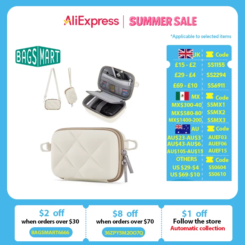 BAGSMART Digital Camera Case Protective Lightweight Camera Case with 2 Carrying Ways Waterproof and Shockproof Small Camera Bag
BAGSMART Digital Camera Case Protective Lightweight Camera Case with 2 Carrying Ways Waterproof and Shockproof Small Camera Bag