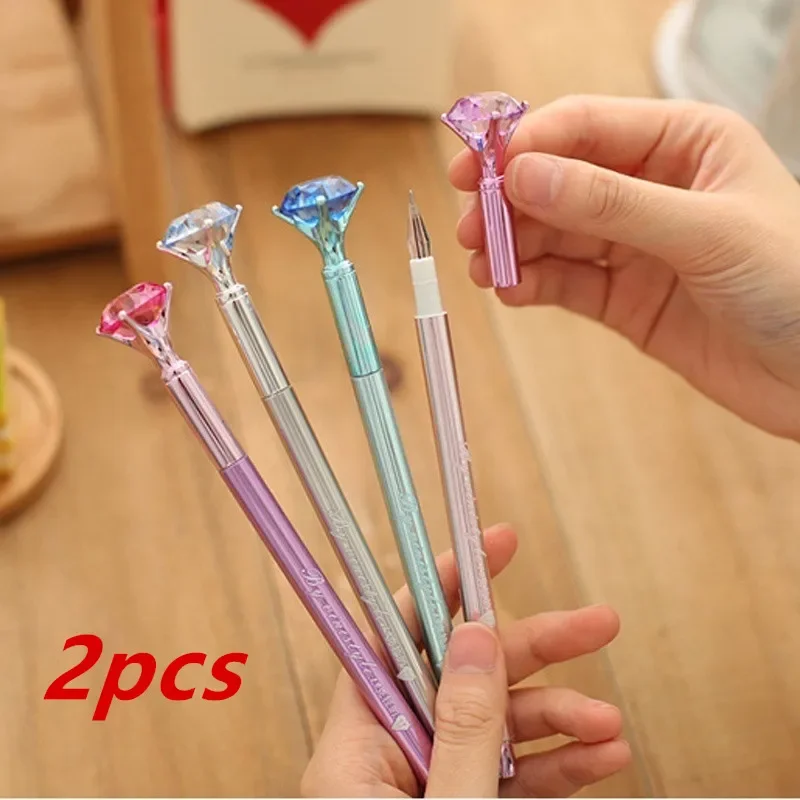 2pcs Kawaii Crystal Stylos Ball Pens Ballpen Trendy Ballpoint Korean Pen for School Student Stationery Office Writing Supplies
2pcs Kawaii Crystal Stylos Ball Pens Ballpen Trendy Ballpoint Korean Pen for School Student Stationery Office Writing Supplies