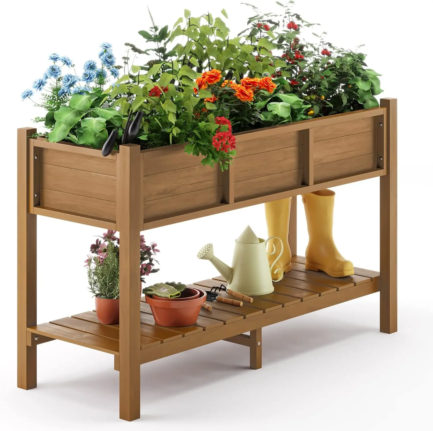Raised Garden Bed Planter Box with Legs for Plants, Vegetables, Herbs
Raised Garden Bed Planter Box with Legs for Plants, Vegetables, Herbs