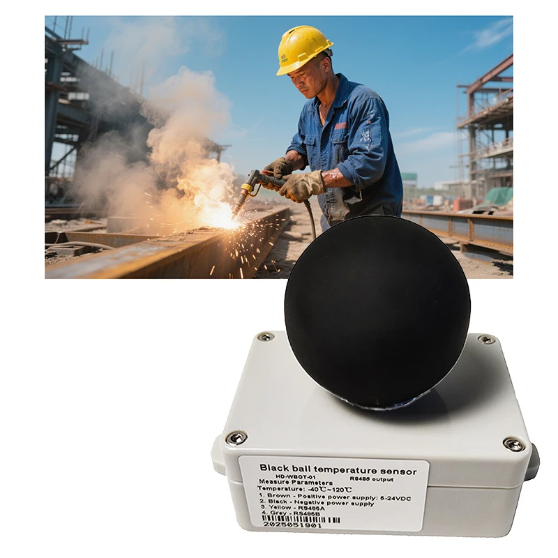 Strong Thermal Radiation High Temperature High Humidity Operation WBGT Heat Stress Meter Black Ball Temperature Sensor
Strong Thermal Radiation High Temperature High Humidity Operation WBGT Heat Stress Meter Black Ball Temperature Sensor