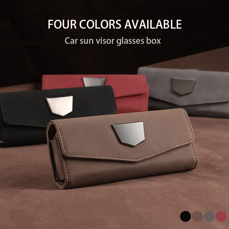 Suede Car Mounted Glasses Box Sun Visor Sun Visor Sunglasses Storage Box High End Glasses Box On The Car Universal Car Parts
Suede Car Mounted Glasses Box Sun Visor Sun Visor Sunglasses Storage Box High End Glasses Box On The Car Universal Car Parts