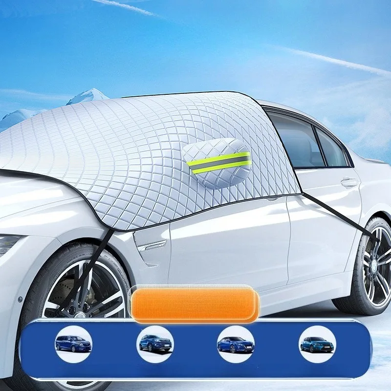 Windproof Frost Resistant Car Windshield Cover Dual Use Snow Shield Summer Sun Shade Portable Protective Cover Outdoor Parking
Windproof Frost Resistant Car Windshield Cover Dual Use Snow Shield Summer Sun Shade Portable Protective Cover Outdoor Parking