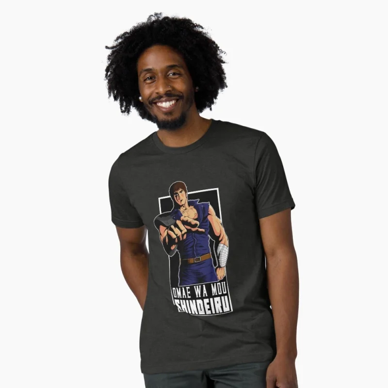 Omae Wa Mou Shindeiru Manga Hokuto No Ken Kenshiro graphic tee Fist of the North Star Anime T shirt Large size Tops Y2K Clothes
Omae Wa Mou Shindeiru Manga Hokuto No Ken Kenshiro graphic tee Fist of the North Star Anime T shirt Large size Tops Y2K Clothes