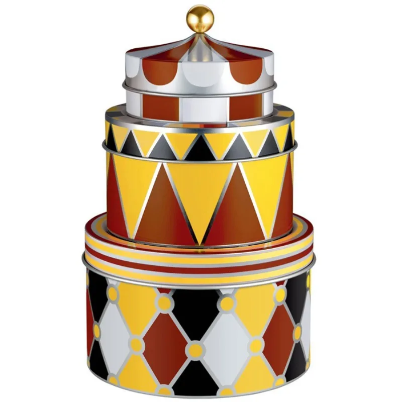 Italy, Circus Biscuits Candy Storage Jar Storage Box
Italy, Circus Biscuits Candy Storage Jar Storage Box