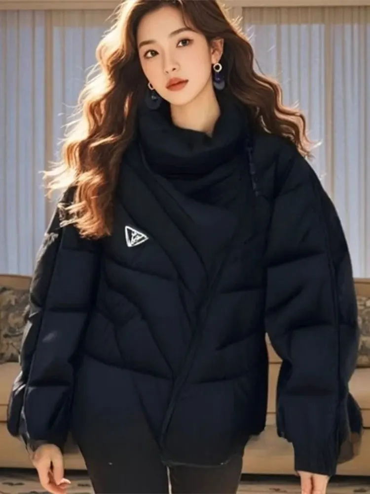 Женское зимнее стеганое хлопковое пальто-пуховик Jaet, теплое пальто с застежкой-молнией в Корейском стиле, свободный крой
Женское зимнее стеганое хлопковое пальто-пуховик Jaet, теплое пальто с застежкой-молнией в Корейском стиле, свободный крой