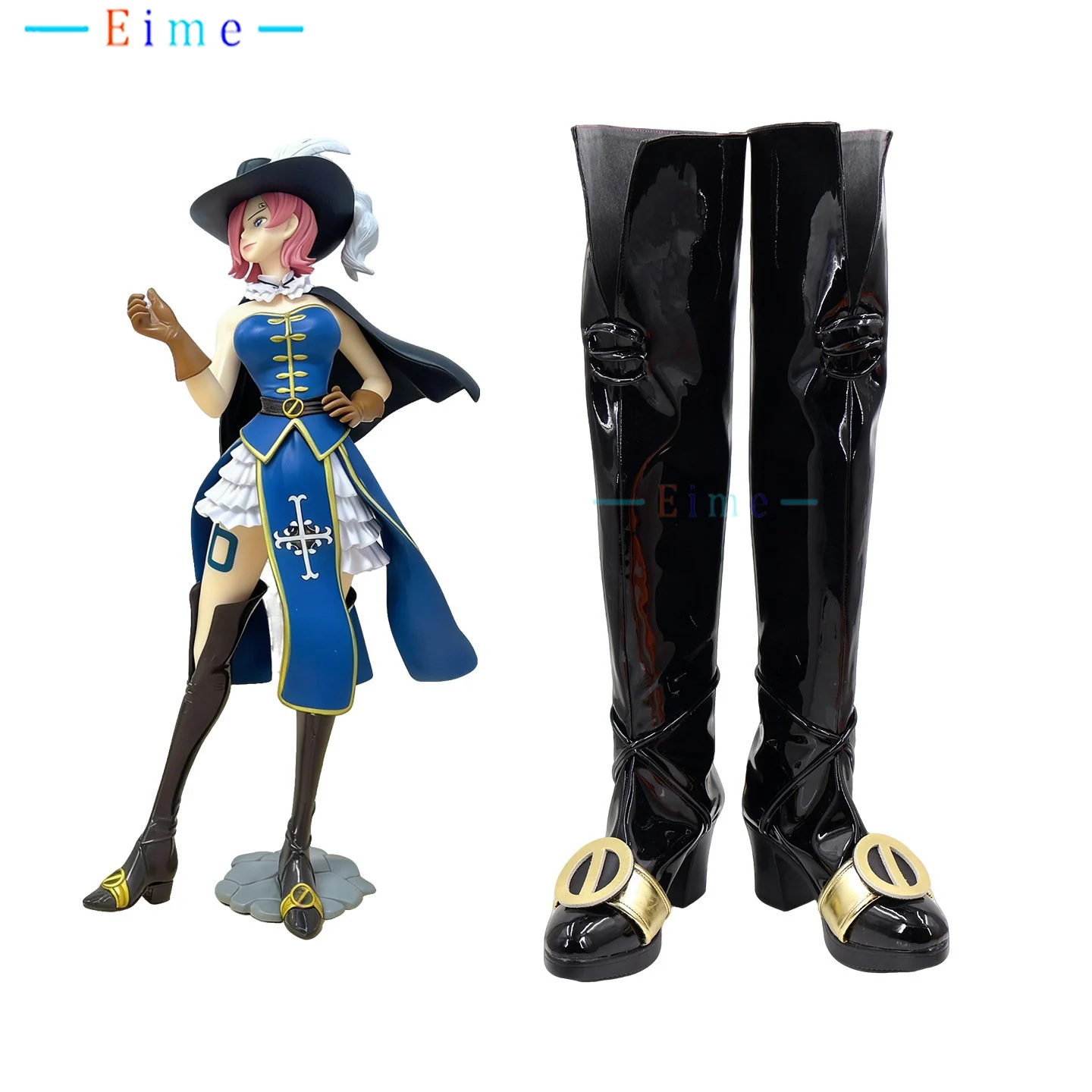 Princess Reiju Cosplay Shoes Anime Cosplay Props Halloween Over Knee Boots Custom Made Big Size Black High Heels
Princess Reiju Cosplay Shoes Anime Cosplay Props Halloween Over Knee Boots Custom Made Big Size Black High Heels