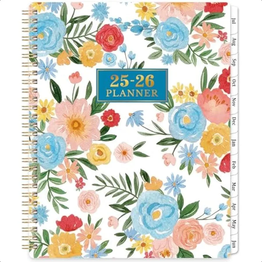 20252026 20252026 Weekly and Monthly July 2025 June 2026 8" x 10" Academic 20252026 Calendar Printed Tabs Holidays Twinwire
20252026 20252026 Weekly and Monthly July 2025 June 2026 8" x 10" Academic 20252026 Calendar Printed Tabs Holidays Twinwire