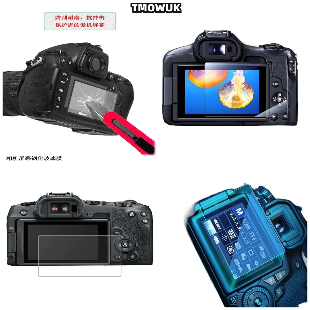 For Canon R10 Precision Cut Screen Protector - 9H Tempered Glass Anti-Fingerprint HD Clarity Display Film
For Canon R10 Precision Cut Screen Protector - 9H Tempered Glass Anti-Fingerprint HD Clarity Display Film