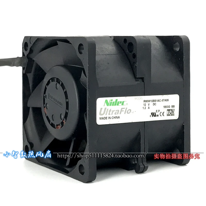 ORIGINAL R60W12BS1AC-07A05 12V 1.2A 6056 60*60*56mm NEW COOLING FAN RADIATOR
