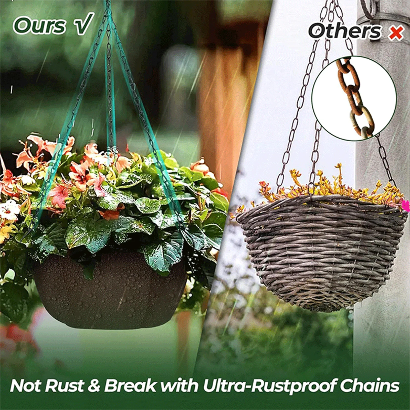 Hanging Planters for Indoor Outdoor Plants Space-Saving Practical Fabric Hanging Pots for Garden Home Porch Decor
Hanging Planters for Indoor Outdoor Plants Space-Saving Practical Fabric Hanging Pots for Garden Home Porch Decor