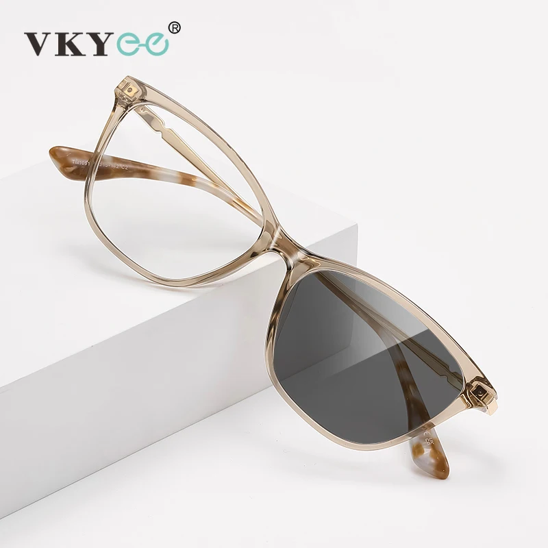 VKYEE Simple New Fashion Cat's Eye Design Women's Anti-Blue Light Reading Glasses Customizable Prescription Photochromic
VKYEE Simple New Fashion Cat's Eye Design Women's Anti-Blue Light Reading Glasses Customizable Prescription Photochromic