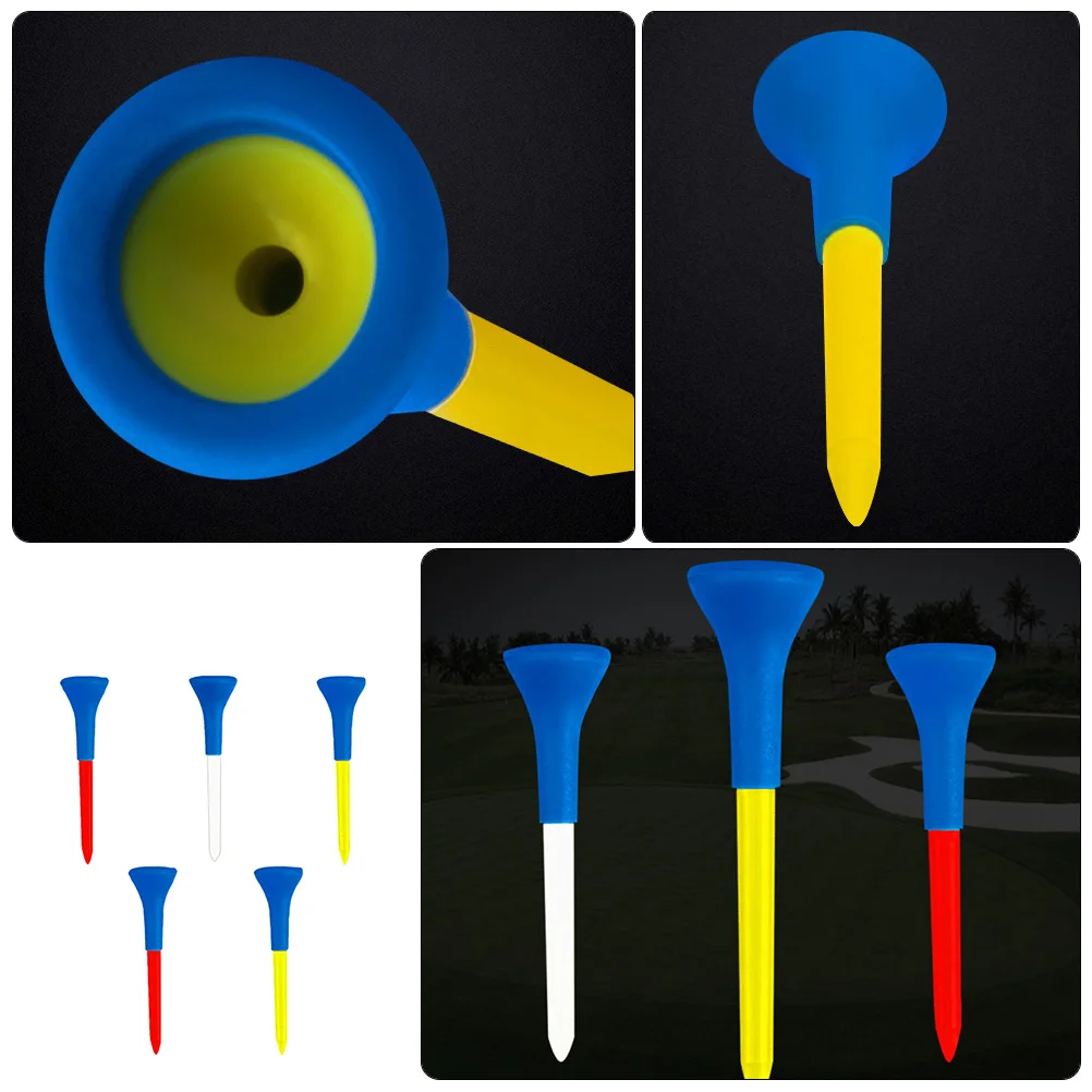 5 Pcs Golf Tee Plastic Equipment Novelty Tees Small Colored Soft Rubber Ball Staff
5 Pcs Golf Tee Plastic Equipment Novelty Tees Small Colored Soft Rubber Ball Staff