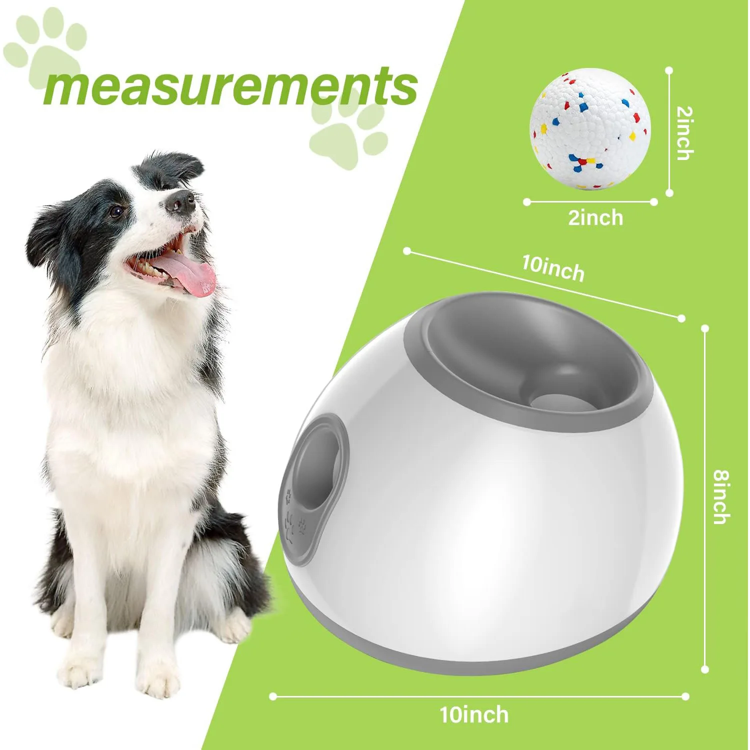 Outdoor Pet Ball Dispenser Dog Toy Interactive Throwing Machine Mentally Stimulating Toy for Dogs
Outdoor Pet Ball Dispenser Dog Toy Interactive Throwing Machine Mentally Stimulating Toy for Dogs
