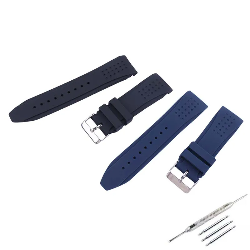 Watch accessories Silicone strap 24mm Men and women advanced Rubber sports waterproof watch band belt buckle bend
Watch accessories Silicone strap 24mm Men and women advanced Rubber sports waterproof watch band belt buckle bend