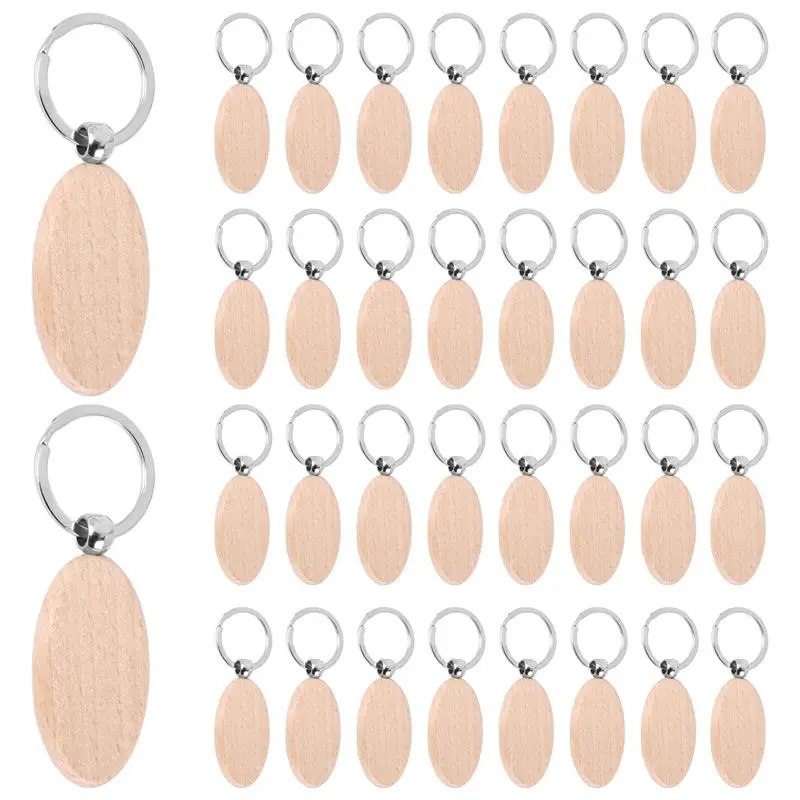 BAAJ-1Set Wooden Keychain Oval Wood Engraving Blanks Unfinished Wooden Key Ring Key Tag For DIY Gift Crafts (Oval)
BAAJ-1Set Wooden Keychain Oval Wood Engraving Blanks Unfinished Wooden Key Ring Key Tag For DIY Gift Crafts (Oval)