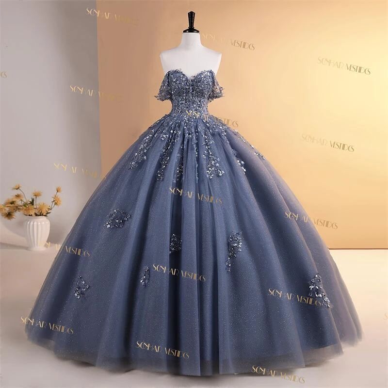 Sonhar Vestidos Shiny Party Dress 15 Quinceanera Dresses Ball Gown Formal Birthday Dress Customized Prom Gowns Glitter Dress
Sonhar Vestidos Shiny Party Dress 15 Quinceanera Dresses Ball Gown Formal Birthday Dress Customized Prom Gowns Glitter Dress