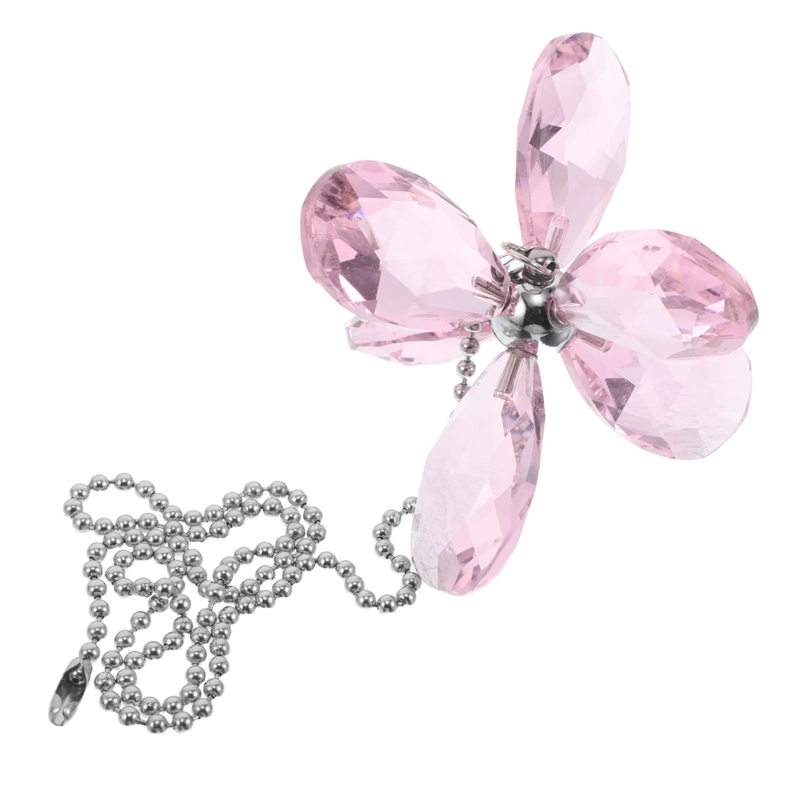 Elegant Flower Ceiling Fan Chain Extension with Crystal Suncatcher Pull Pendant Decorative Fan Light Chain for Patio Balcony
Elegant Flower Ceiling Fan Chain Extension with Crystal Suncatcher Pull Pendant Decorative Fan Light Chain for Patio Balcony