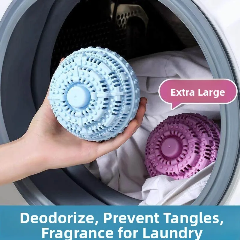 Large Laundry Balls Magic Unknotting Anti-Clogging Washing Machine Pet Hair Remover Smell Freshener for Washing Clothes
Large Laundry Balls Magic Unknotting Anti-Clogging Washing Machine Pet Hair Remover Smell Freshener for Washing Clothes