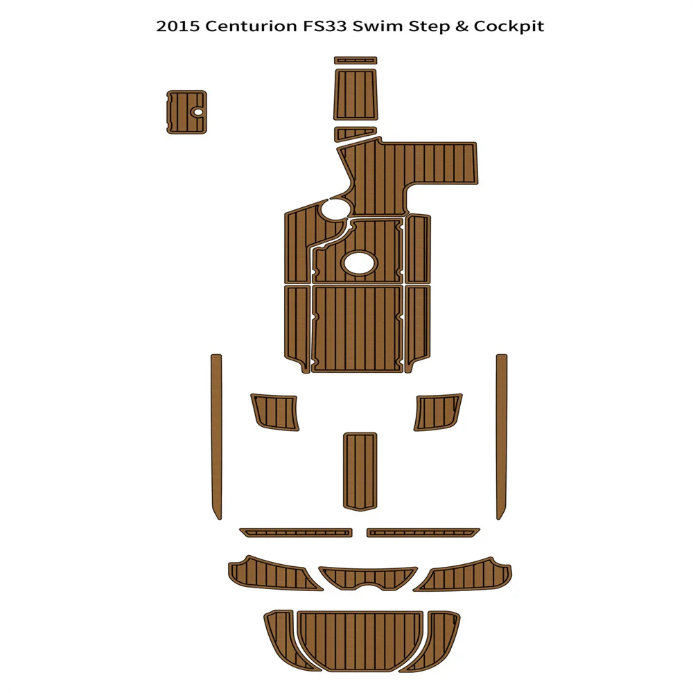 2015 Centurion FS33 Swim Platform Cockpit Pad Boat EVA Foam Faux Teak Floor Mat
2015 Centurion FS33 Swim Platform Cockpit Pad Boat EVA Foam Faux Teak Floor Mat