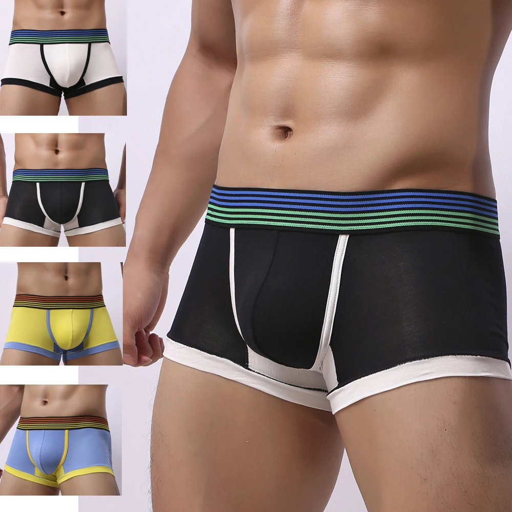 1pcs Men's Briefs Mens Sexy Flat angle Underwear Men's Panties Cotton Breathable Elastic Large Size Male Underpants
1pcs Men's Briefs Mens Sexy Flat angle Underwear Men's Panties Cotton Breathable Elastic Large Size Male Underpants