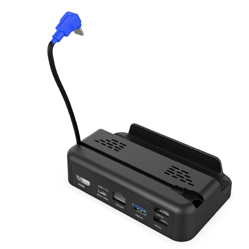 6 в 1 док-станция ТВ Базовая подставка держатель концентратора USB C с портом RJ45 4K-Совместимость с паровой палубой/переключателем
6 в 1 док-станция ТВ Базовая подставка держатель концентратора USB C с портом RJ45 4K-Совместимость с паровой палубой/переключателем