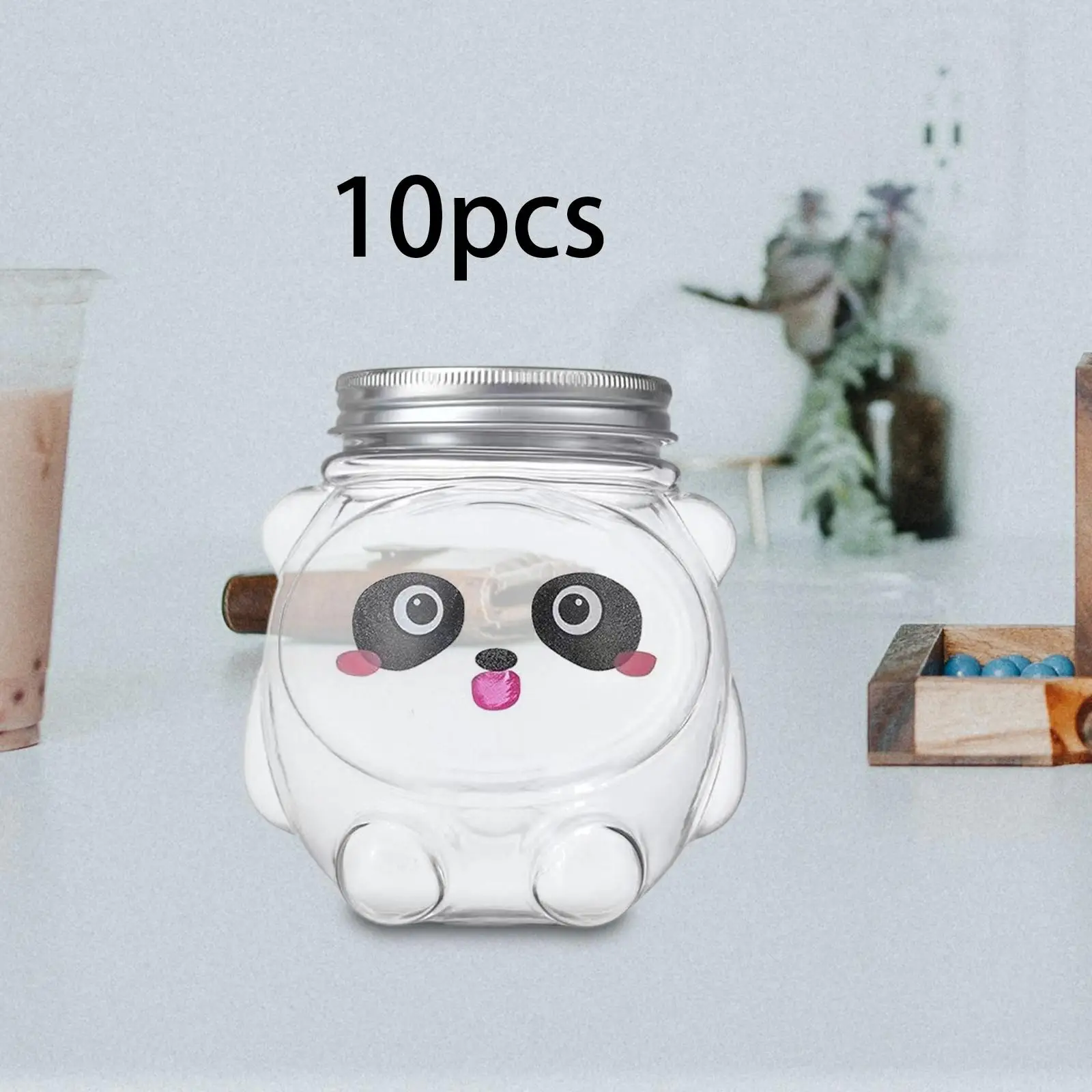 Cute Cartoon Animal Drinking Jars PET Reusable Bottles with Caps Multipurpose Beverage Containers for Kids
Cute Cartoon Animal Drinking Jars PET Reusable Bottles with Caps Multipurpose Beverage Containers for Kids