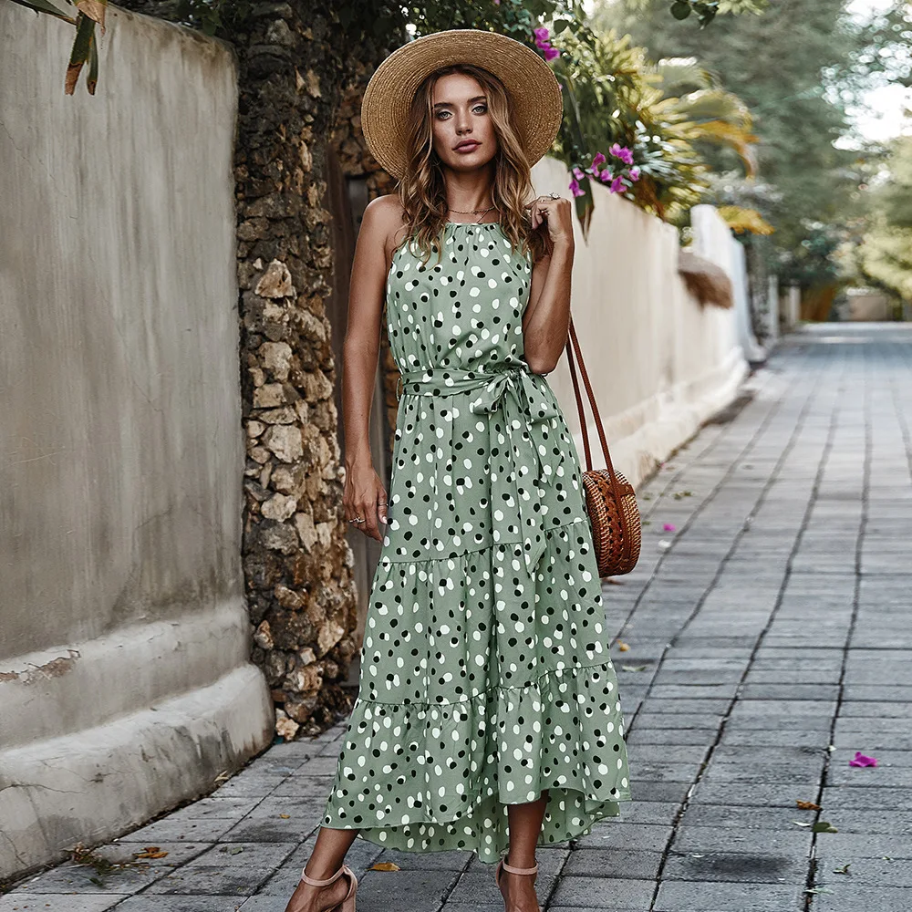 2026 Spring/summer New Item In Stock Women's Fashion Wave Point Holiday Style Big Swing Dress
2026 Spring/summer New Item In Stock Women's Fashion Wave Point Holiday Style Big Swing Dress