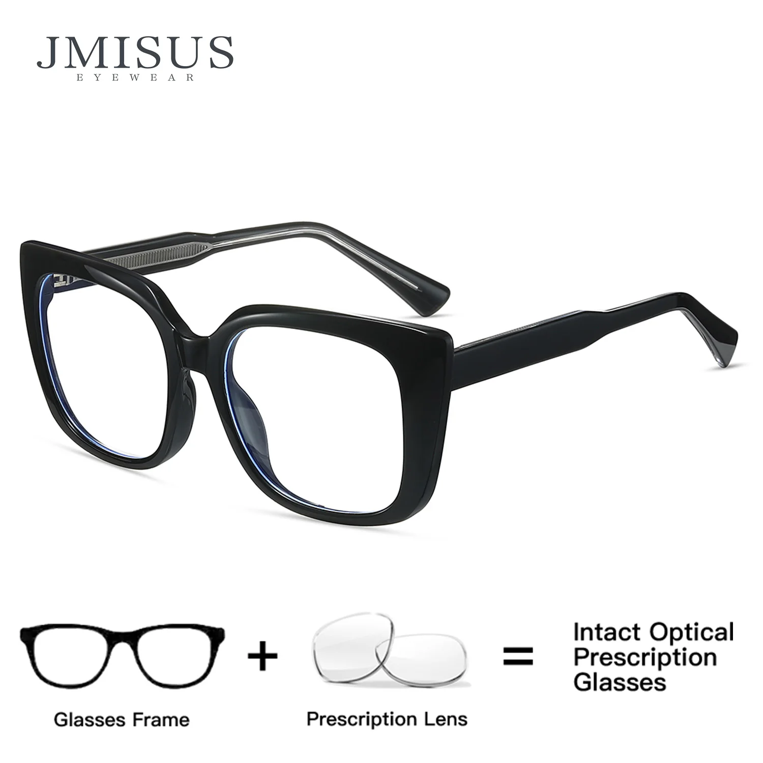 JMISUS Woman Ultralight Acetate Butterfly Optical Lenses with Recipe Blue Light Filter Square Prescription Eyeglasses
JMISUS Woman Ultralight Acetate Butterfly Optical Lenses with Recipe Blue Light Filter Square Prescription Eyeglasses