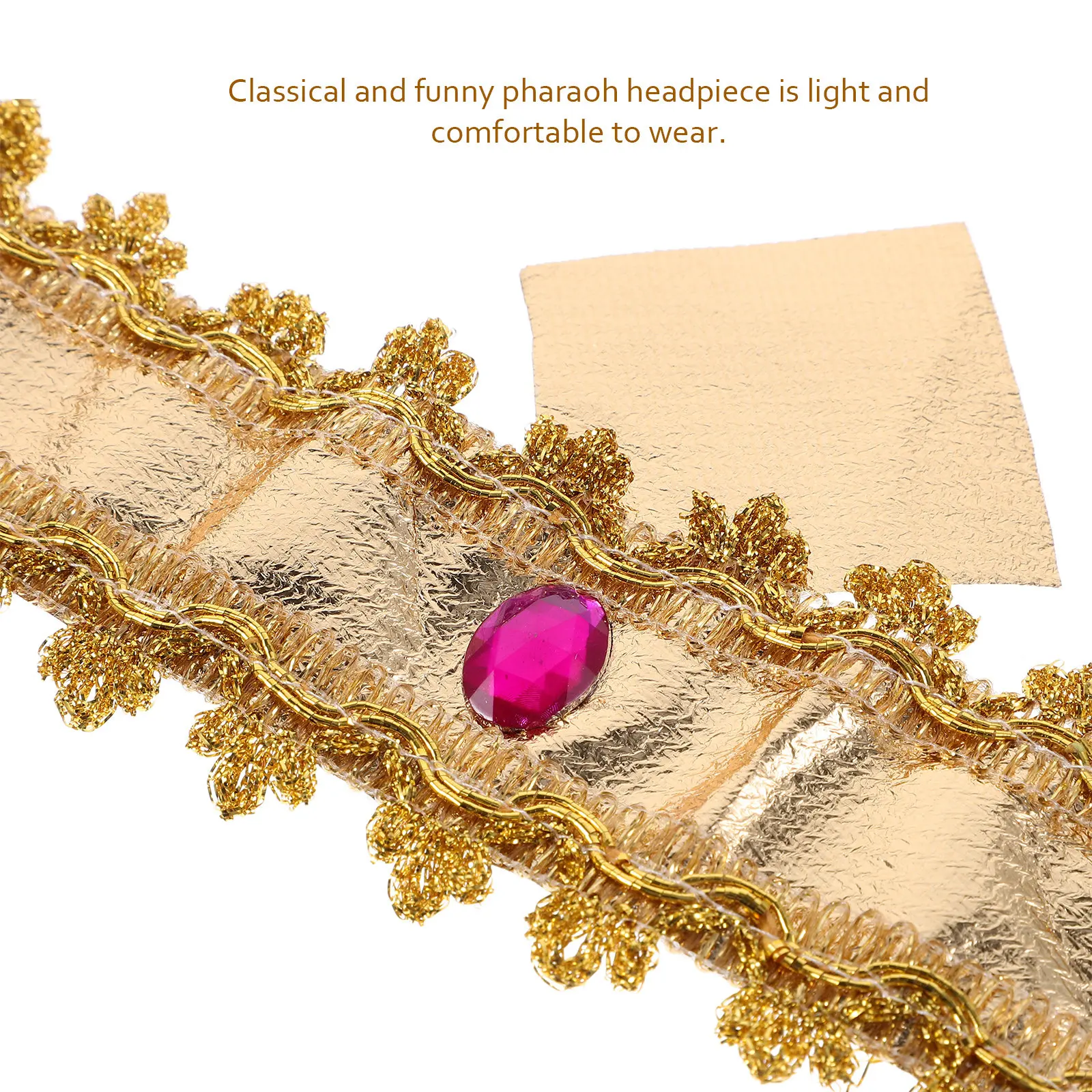 Halloween Egyptian Headpiece for Cosplay Party Favor Reusable Fabric Design Elegant Comfortable Wear Ideal Role Play Costume
Halloween Egyptian Headpiece for Cosplay Party Favor Reusable Fabric Design Elegant Comfortable Wear Ideal Role Play Costume