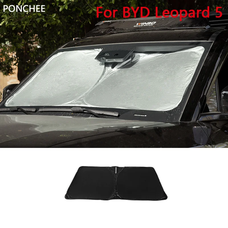 Для BYD Leopard 5 2024 2025 передний солнцезащитный козырек, солнцезащитный козырек с серебряным покрытием для защиты от солнца, теплоизоляция, затенение
Для BYD Leopard 5 2024 2025 передний солнцезащитный козырек, солнцезащитный козырек с серебряным покрытием для защиты от солнца, теплоизоляция, затенение
