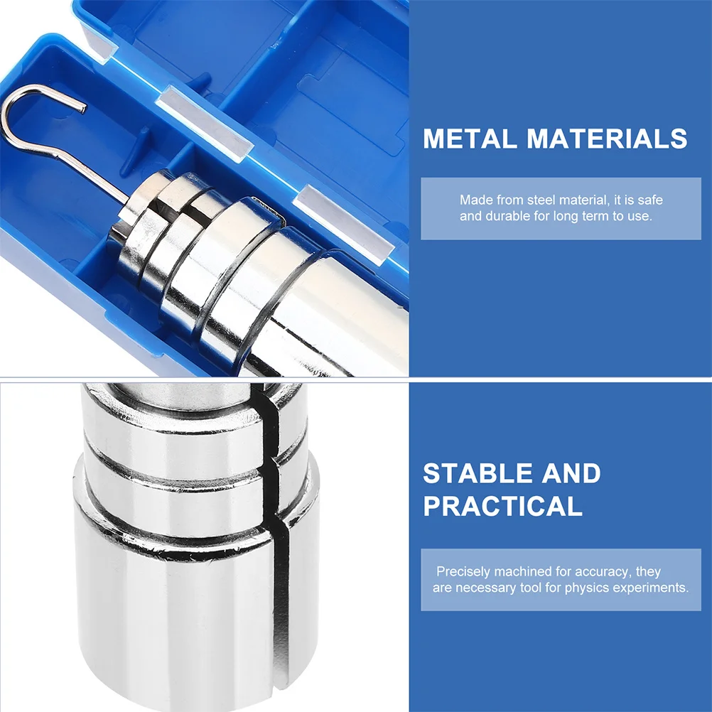 1 Set Steel Slotted Weights 50G-1Kg Physics Experiment Weight Precision Measurement Tool Assorted Slotted Mass Kit
1 Set Steel Slotted Weights 50G-1Kg Physics Experiment Weight Precision Measurement Tool Assorted Slotted Mass Kit