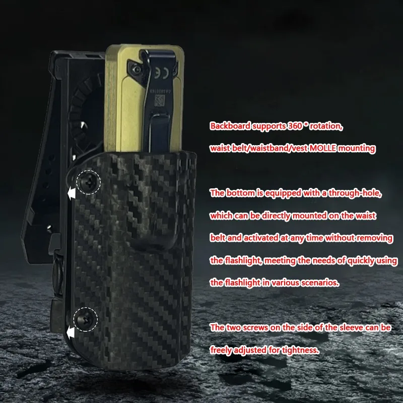 1 Piece Flashlight Kydex Sheath Scabbard K-Sheath Protective Case with Belt Clip for OLIGHT AK UItra
1 Piece Flashlight Kydex Sheath Scabbard K-Sheath Protective Case with Belt Clip for OLIGHT AK UItra