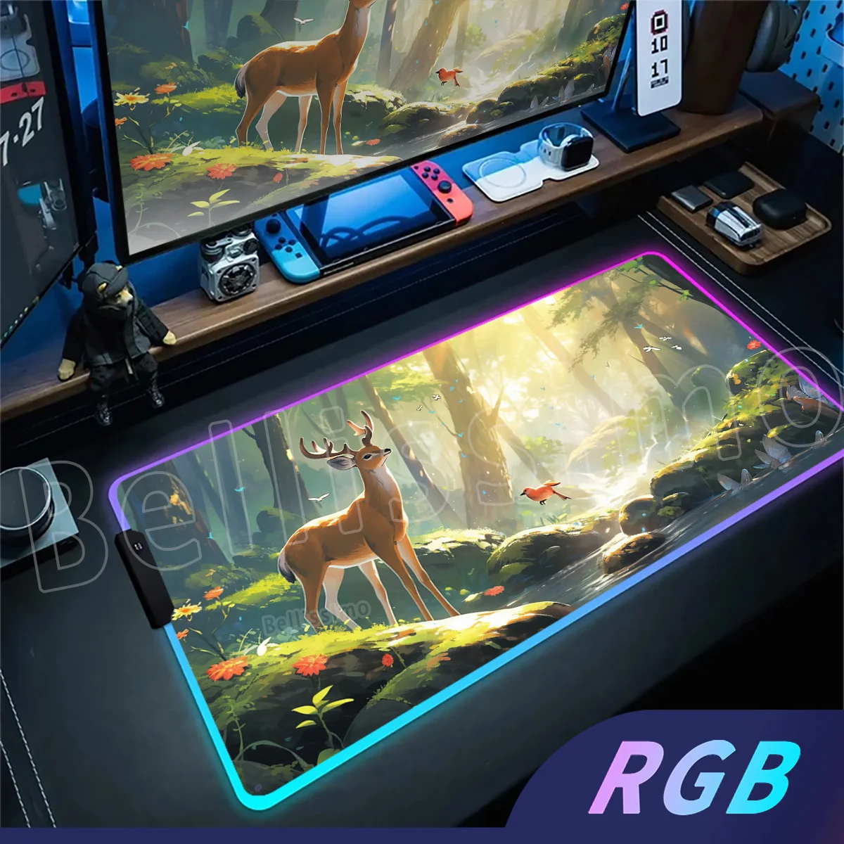 RGB анимация милый олень гостиная спальня ковер коврик коврик для компьютерной клавиатуры натуральный каучук мусс настольный коврик игровые аксессуары
RGB анимация милый олень гостиная спальня ковер коврик коврик для компьютерной клавиатуры натуральный каучук мусс настольный коврик игровые аксессуары