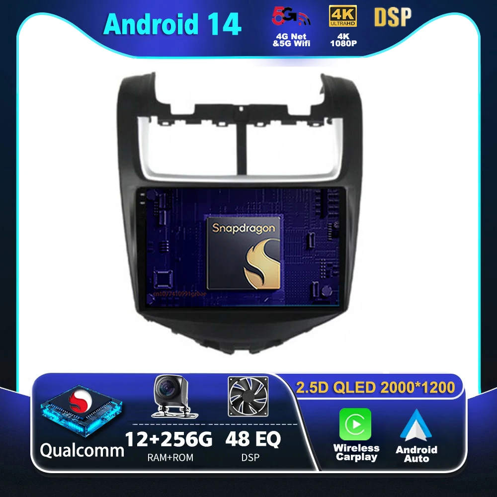 9 "Android 14 Carplay автомобильное радио для Chevrolet Aveo 2014-2017 мультимедийный видеоплеер навигация GPS стерео 2Din DVD 360 камера
9 "Android 14 Carplay автомобильное радио для Chevrolet Aveo 2014-2017 мультимедийный видеоплеер навигация GPS стерео 2Din DVD 360 камера