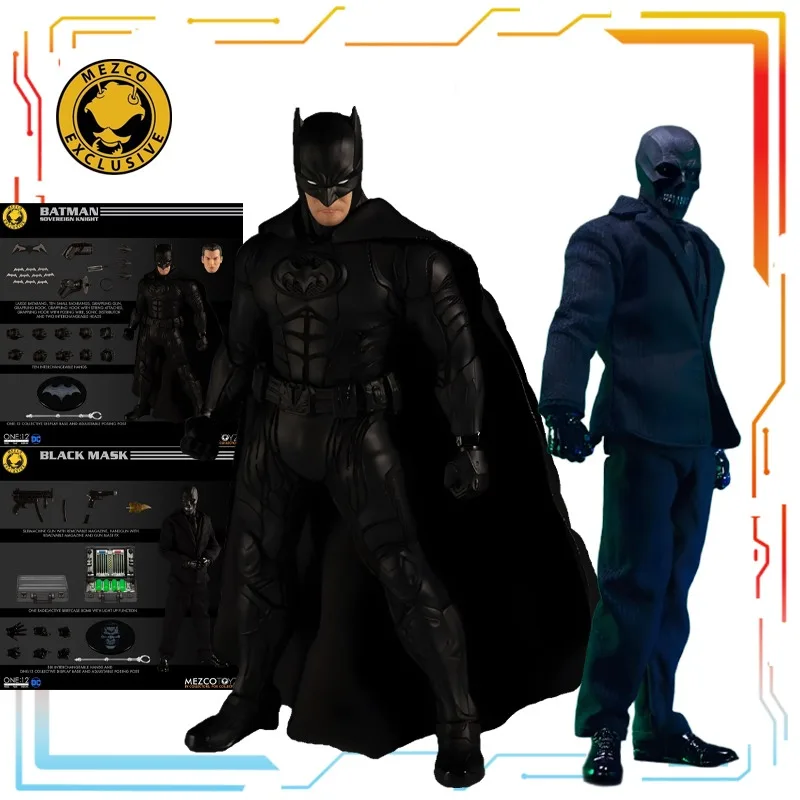 Golden Standard Mezco 1/12 Finished Product Movable Figurine Batman Vs. Black Mask Deluxe Set Toys Model Festival Gift for Boys
Golden Standard Mezco 1/12 Finished Product Movable Figurine Batman Vs. Black Mask Deluxe Set Toys Model Festival Gift for Boys