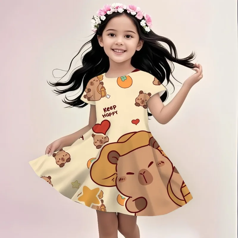Dolphin Pattern Girl Cute Beach Skirt Casual Children's Wear Party Casual Fashion Summer Dress Girl's Clothing Birthday Gift
Dolphin Pattern Girl Cute Beach Skirt Casual Children's Wear Party Casual Fashion Summer Dress Girl's Clothing Birthday Gift