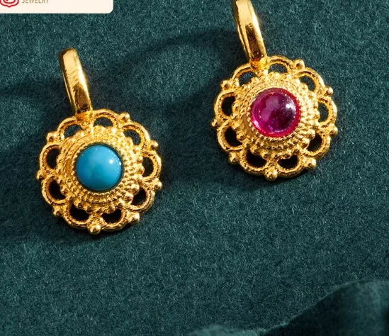 au750 real gold gemstone pendants turquoise stone pendant 18k karat gold jewelry gold charms for bracelets
au750 real gold gemstone pendants turquoise stone pendant 18k karat gold jewelry gold charms for bracelets
