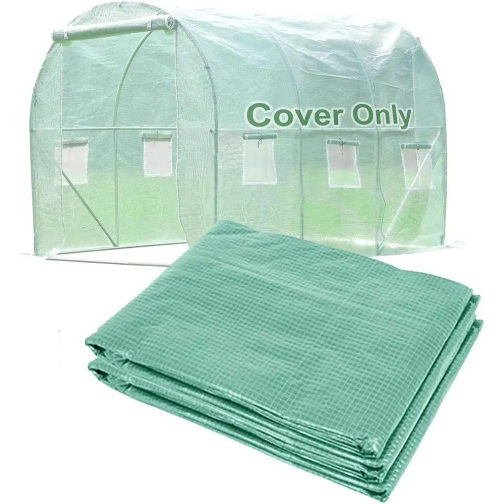 Large 10' x 7' x 7' Walk-in Greenhouse Cover for Outdoor Plant Gardening Replacement
Large 10' x 7' x 7' Walk-in Greenhouse Cover for Outdoor Plant Gardening Replacement