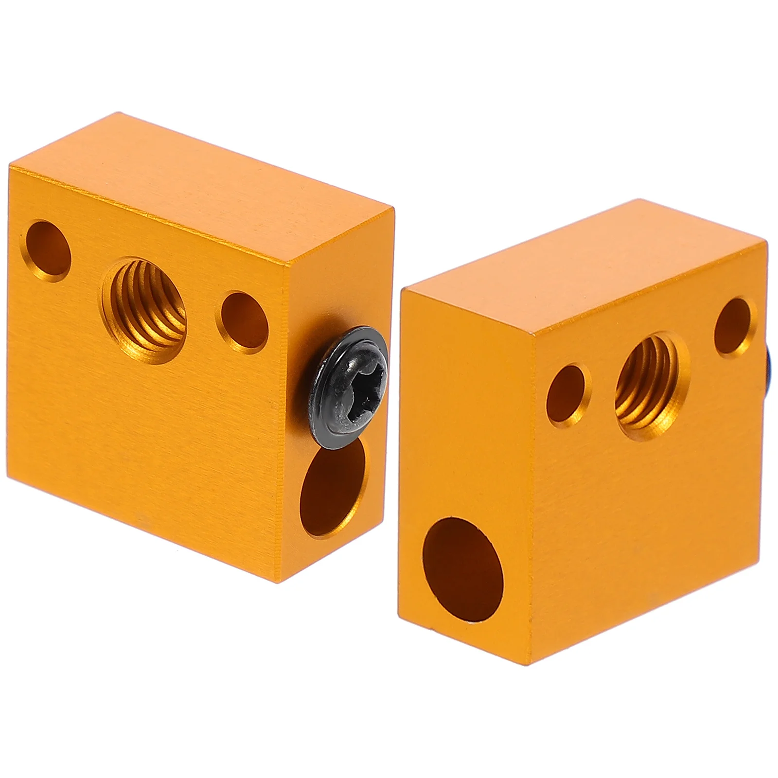 2Pcs 3D Printer Parts Aluminum Heater Block High Temperature Stable Temperature Extruder Heating Block Replacement
2Pcs 3D Printer Parts Aluminum Heater Block High Temperature Stable Temperature Extruder Heating Block Replacement