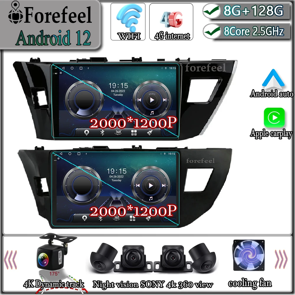 Android 12 For Toyota Corolla Ralink 201-2016 Multimedia Navigation GPS Video Autoradio Player Car Stereo Carplay Monitor Radio
Android 12 For Toyota Corolla Ralink 201-2016 Multimedia Navigation GPS Video Autoradio Player Car Stereo Carplay Monitor Radio