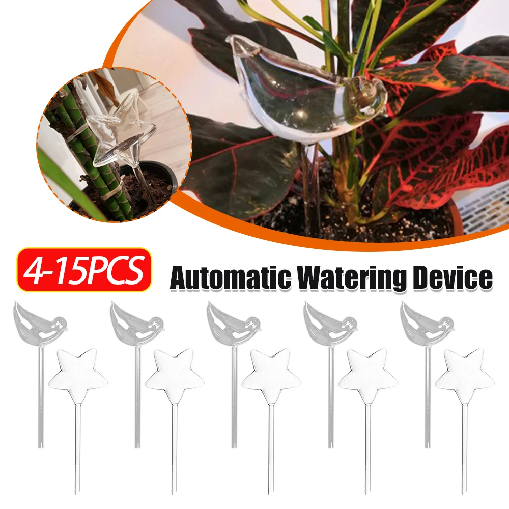 Автоматическое устройство для полива растений в форме звезды, прозрачная лампочка для полива, аксессуары для домашнего садоводства
Автоматическое устройство для полива растений в форме звезды, прозрачная лампочка для полива, аксессуары для домашнего садоводства