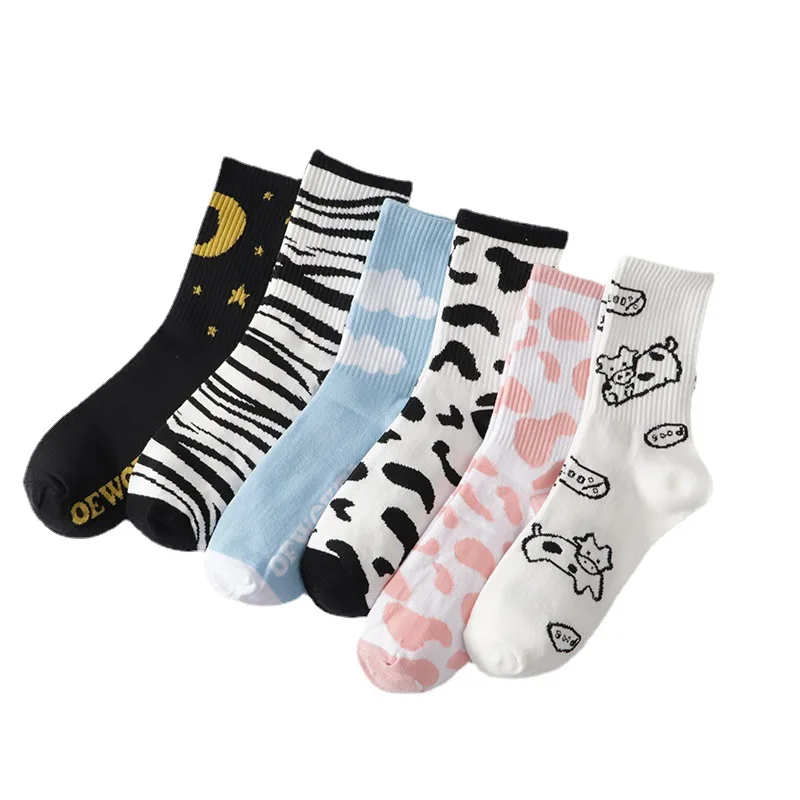 Autumn Winter Socks Women's Tube Cotton Socks Cartoon Creativity Cute Ins Tide Comfortable Breathable Leopard print Sweat Socks
Autumn Winter Socks Women's Tube Cotton Socks Cartoon Creativity Cute Ins Tide Comfortable Breathable Leopard print Sweat Socks